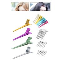 【CC】ↂ◊❒  20Pcs Dividing Bill Multicolor Metal Hairdressing Sectioning Non-Slip Alligator Hair Pins with