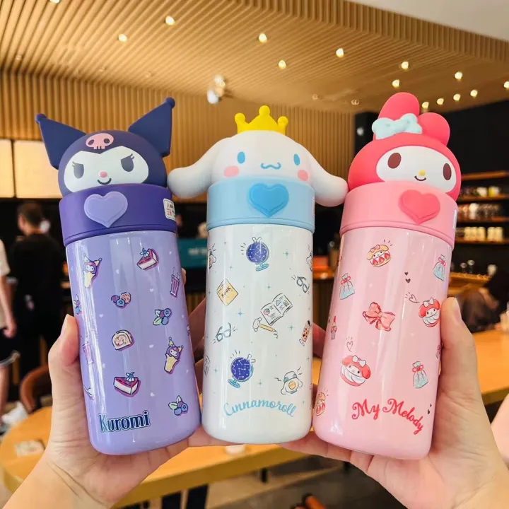 Ruunjoy Hot Sell Stainless Steel Double Wall Flip Lid Thermos Bottle  Portable Cute Sanrio Kuromi Student Gift Drinking Water Cup - China Kawaii  Sanrioes and Anime Cinnamoroll Kuromi My Melody price