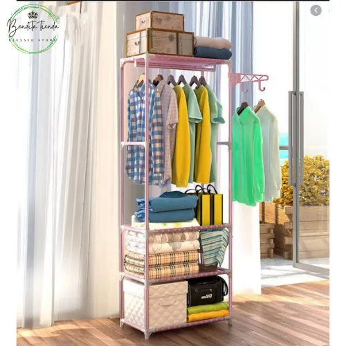Simple Clothes Storage and Hanger Rack Lazada PH
