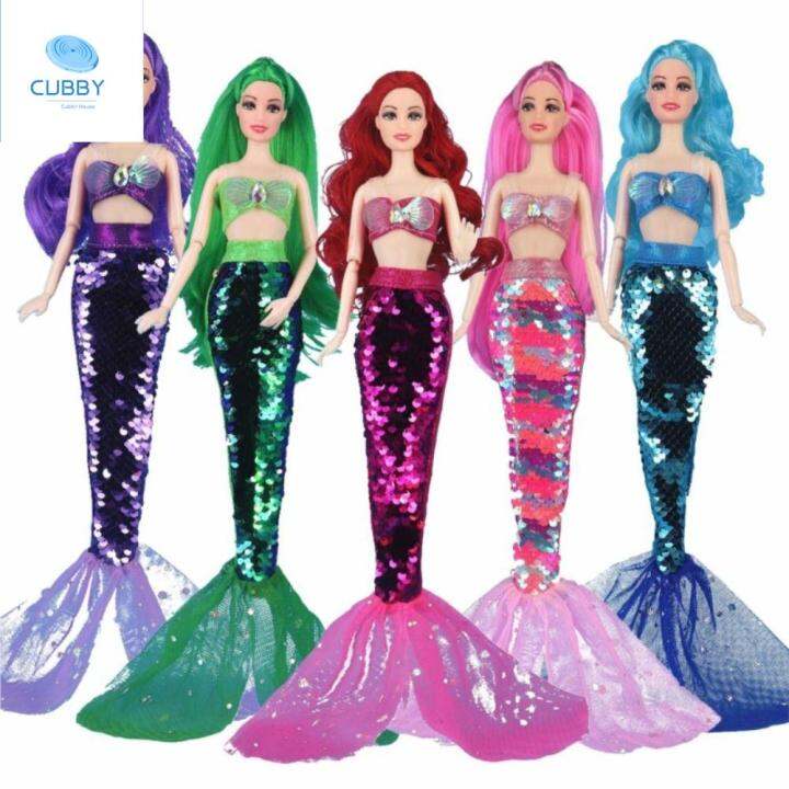 CUBBY mermaid barbie 1 Set 30cm For 1/6 Doll Diy Gifts Doll Cosplay ...