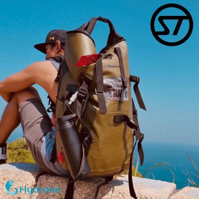 [COD] Stream Trail Outdoor Drytank 60L Dry Resistant Daypack Heavy Duty Roll-Top Closure Padded Back