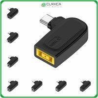 CLMXCA PD 100W DC To Type C Converter 5/9/20V 5.5X2 5 7.4X0ขั้วต่อ USB C มือถือมืออาชีพโทรศัพท์แล็ปท็อปหัวชาร์จสำหรับ Lenovo/HP/Dell สำนักงานบ้าน