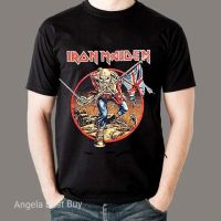 IRON MAIDEN THE TROOPER 100 COTTON NTS เสื้อยืด UNISEX คุณภาพสูง