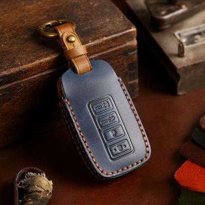 Real Leather Smart Key Case Cover Fob Car Accessories for Lexus Es200 Rx Es300 Nx200 Keychain Holder Remote Keyring Shell Bag