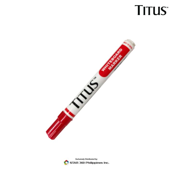12pcs Titus Whiteboard Marker (Red) Lazada PH
