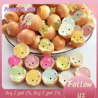 PRETTY IN PINK 1 10PCS คาวาอิ เครื่องประดับรูปไก่เรืองแสงขนาดเล็ก เครื่องประดับขนาดเล็กมาก เด็กเหมือนเด็ก เรซิ่นตกแต่งไก่ ของใหม่ อุปกรณ์เสริมเคสโทรศัพท์แบบทำมือ ของตกแต่งสวน กระถางใส่ของ