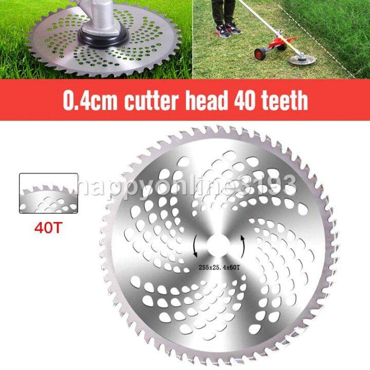 40T Manganese Steel Grass Cutter Blade Brush Cutter Trimmer Replacement