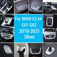 สำหรับ BMW X3 X4 G01 G02 2018-2021 ABS โครเมี่ยมรถศูนย์ควบคุมแดชบอร์ดแก้วยกกรอบอ่านโคมไฟสติ๊กเกอร์อุปกรณ์เสริม