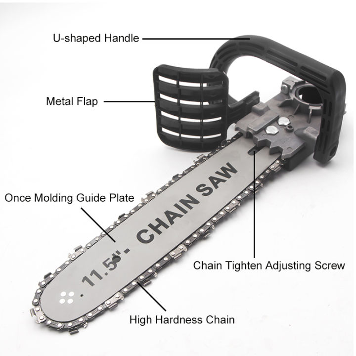 in-stock-kkp-happy-store-diy-เลื่อยไฟฟ้าอุปกรณ์เสริม11-5นิ้ว-m10-chainsaw-ชุดตัวยึดเปลี่ยน100ลูกหมูเลื่อยโซ่-chainsaw-converter