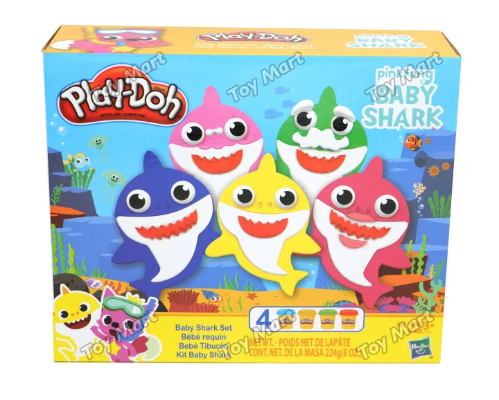 Play-Doh BabyShark Clay Set w/ 4 Non Toxic Clay Baby Clay Toy Popular  Children Educational Clay Toy Learning Gifts Imported Quality Baby Cartoon  Shark | Lazada PH