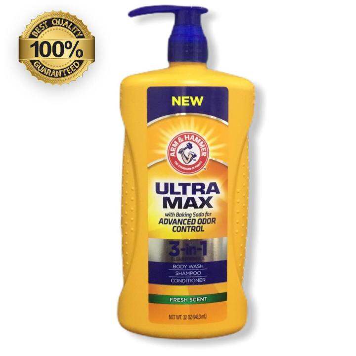 Arm & Hammer Ultra Max Fresh Scent 3in1 Body Wash, Shampoo