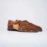 Porto Fisherman Sandals Suede Brown