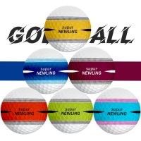 10pcs Supur NEWNING Golf Games Ball Three layer ball Indoor Outdoor Golf Training Aids Massage ball for Back Foot Shoulder