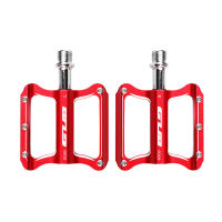 GUB Aluminum Bike Pedals MTB Non-slip Bicycle Pedal CNC Sealed Bearing Flat Platform Antiskid Cycling Pedal Riding Bike Part