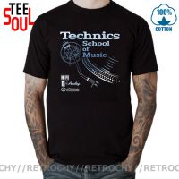 Deejay Shirt Technics School of Music T shirt Vintage Technic DJ Music Festival T-shirt Thunderdome Hardcore Techno Tee shirt XS-4XL-5XL-6XL