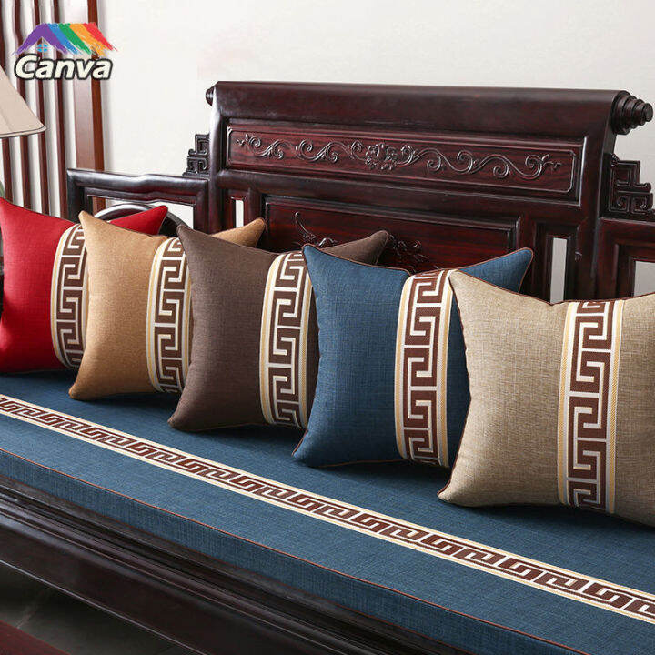 Chinese style sofa bolster cases sofa cushion pillowcase highend light