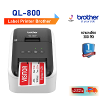 Label Printer Brother P-touch QL-800 เครื่องพิมพ์ฉลากสำหรับสำนักงาน 1Y