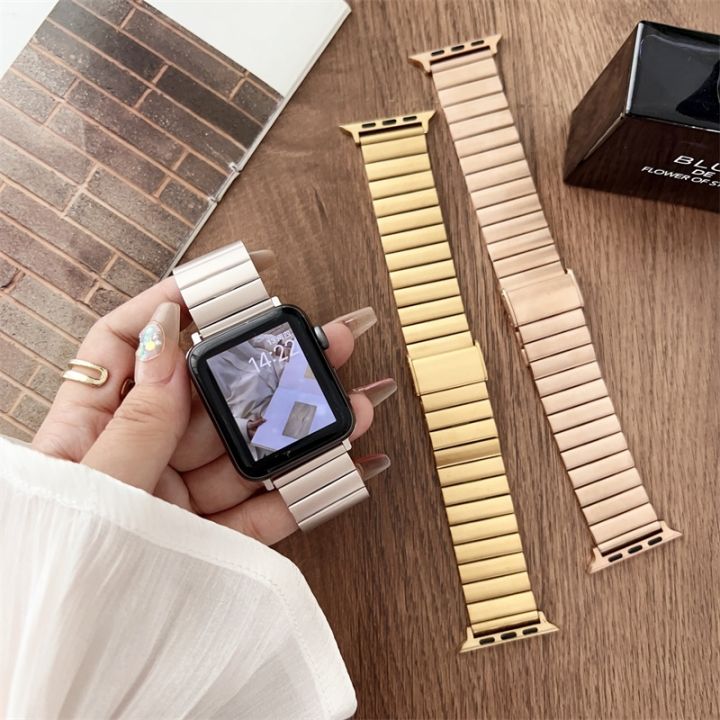 Stainless Steel Strap For Apple Watch Ultra Band 49mm smart watch Metal Bracelet  iwatch 7 6 5 4 3 SE 8 45mm 41mm 38mm 40mm 44mm - AliExpress