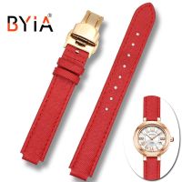 hot style Convex interface red calfskin substitute 4029PGL womens genuine leather watch strap 3513 SHE-3034GL