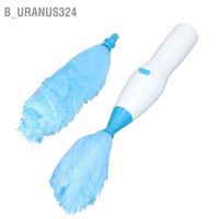 B uranus324 Electric Dust Brush Spin Duster Telescopic Fiber 360° Rotation Furniture Cleaning Tool for Home