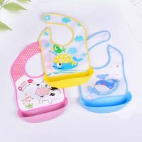 【DT】hot！ 1pcs Bibs Baby Boy Sleeve Kids Burp Feeding Bib with Child Apron Smock