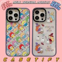 Casetify เคสโทรศัพท์มือถืออะคริลิคแข็ง เนื้อแมตต์ กันกระแทก ลายแมวผี สําหรับ IPhone14 13 12 11 Pro Max