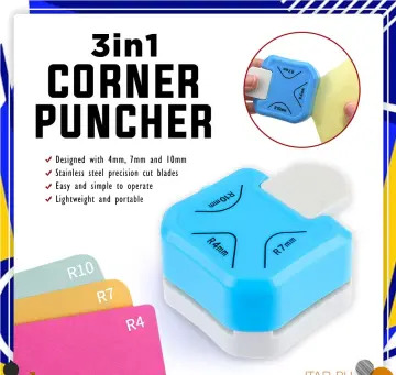 Paper Corner Rounder 3 in 1,Corner Punches for Paper Crafts,Corner