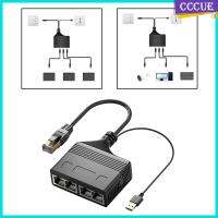 RJ45 Ccccccue ตัวแยกอีเธอร์เน็ต RJ45รางช่องยูเอสบีสำหรับ Cat5E Cat5 Cat8 Surf ออนไลน์