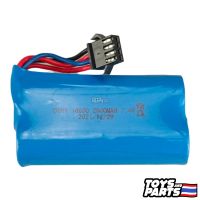 ถ่านรถบังคับ แบตเตอรี่ Li-ion 7.4V. 2500 mAh. #18650 ปลั๊กแบบ SM-4Pin (สำหรับใส่รถบังคับ 1/10 รุ่นใหม่)