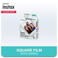 {Kobayashi กระดาษคัดสำเนา} Instax ฟิล์มสำเร็จรูปลายหินอ่อนสีขาวสี่เหลี่ยม-10แผ่น