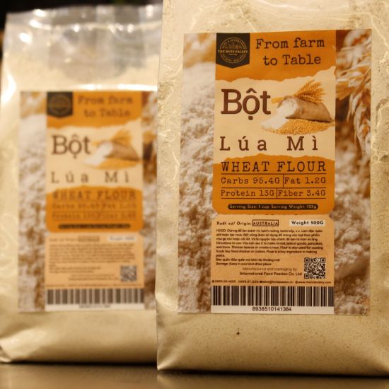Bột lúa mì nguyên liệu nguyên chất 100% - khối lượng 500g - ảnh sản phẩm 1
