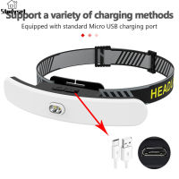 Studyset IN stock Cob Led Headlight Usb Rechargeable Ultra Bright Outdoor Riding Running Headlamp Flashlights