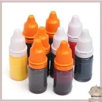 KATHRYNSON 8ml 9 Color ร้อน สีสัน Inkpad งานฝีมือ DIY น้ำมัน ซีลไวแสง สมุดภาพ เครื่องปั๊ม หมึกเติมแฟลช