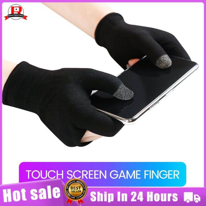 2Pcs Game Gloves For PUBG Sweat Proof Non-Scratch Sensitive Press - View #9