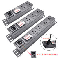 PDU รางปลั๊กไฟ 2-12 ช่อง Universal Socket C14 Interface Switch For Cabinet rack/wall mount (ไม่พร้อมสาย)