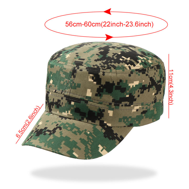 หมวกนักเรียนนายร้อยหมวกเบสบอลหมวกแก็ปลายทหารปรับ-fjsln7ได้ลายพรางคอมแบท