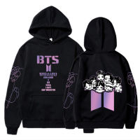 BTS เสื้อฮู้ดแขนยาวสไตล์เกาหลีเท่ๆ