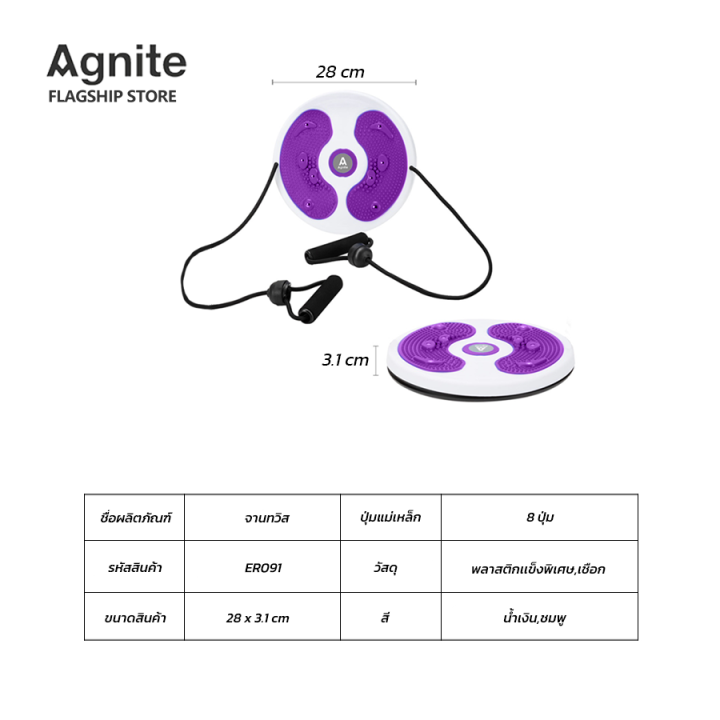 จานทวิส-จานหมุนลดเอว-จานบิดออกกำลังกาย-จานหมุน-กระชับเอว-จานหมุนออกกำลังกาย-จานทวิสหมุนเอว-จานทวิสปุ่มแม่เหล็ก-พร้อมเชือก-smart-d-cor