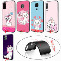 อ่อนนุ่ม Black เคสโทรศัพท์ หรับ iPhone XR 7 6s 6 11 5s XS 5 8 SE Max Plus X Pro ปก 543YX Marie Cat