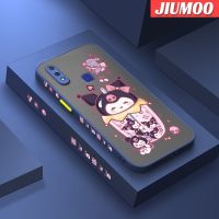 เคส JIUMOO สำหรับ VIVO V11i Z3 Z3i ปลอกซิลิโคนเคสมือถือแข็งลายการ์ตูนซุกซน Kuromi บางดีไซน์ใหม่ด้านข้างกันกระแทกมีน้ำค้างแข็งโปร่งใสแข็งคลุมทั้งหมดเคสป้องกันกล้อง