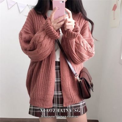 Xiaozhainv Women Casual Loose Knit coat
