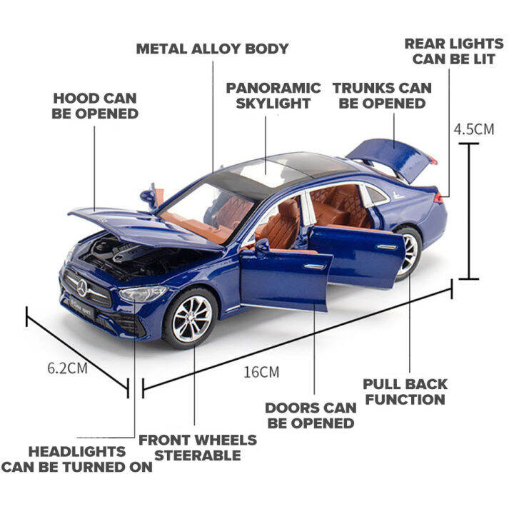 klt-1-32-benz-รถบรรทุกโมเดลรถยนต์ของเล่นอัลลอยโลหะหล่อ-e300l-สำหรับยานพาหนะ-kids-toys-งานอดิเรก