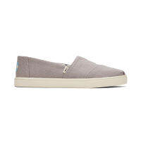 TOMS รองเท้าลำลองผู้หญิง สลิปออน รุ่น Alpargata Cupsole Morning Dove Heritage Canvas  (CB) รองเท้าลิขสิทธิ์แท้