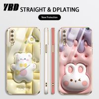 YBD2023ใหม่3Dสีลูกกวาดเคสโทรศัพท์สำหรับหญิงสาวน่ารักสำหรับ Samsung A7 2018 เคสกล้องที่มีความแม่นยำเคสโทรศัพท์ A750 ยอดนิยมฝาปิดรูปแบบน่ารักพร้อมฟรีสายคล้อง