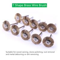 10pcs 3mm Shank ss Wire Wheel Brushes Set Dremel Electric Tool For Metal Rust Cleaning Rotary Tools Polishing Dremel Brush