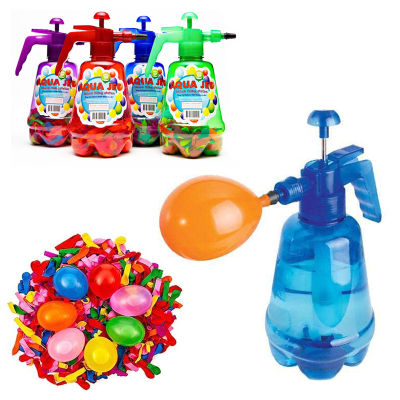 Balloon Pot Toy Childrens Water Balloon Pressure Sprinkling Can Accessories 500 A Balloon Outdoor Water Ball Water Fight Game