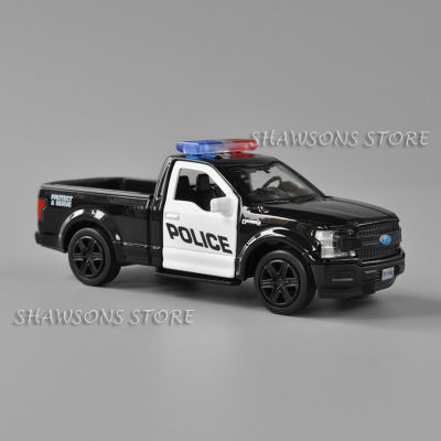 1:36 Diecast Model Ford F-150 Raptor Police Patrol Wagon Pull Back Toy Car