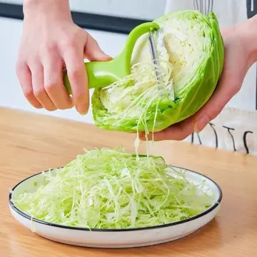 Stainless Steel Cabbage Slicer Shredder Vegetable Kitchen Solid Manual  Salad Cutter For Making Coleslaw Chinese Cabbage Planer - AliExpress