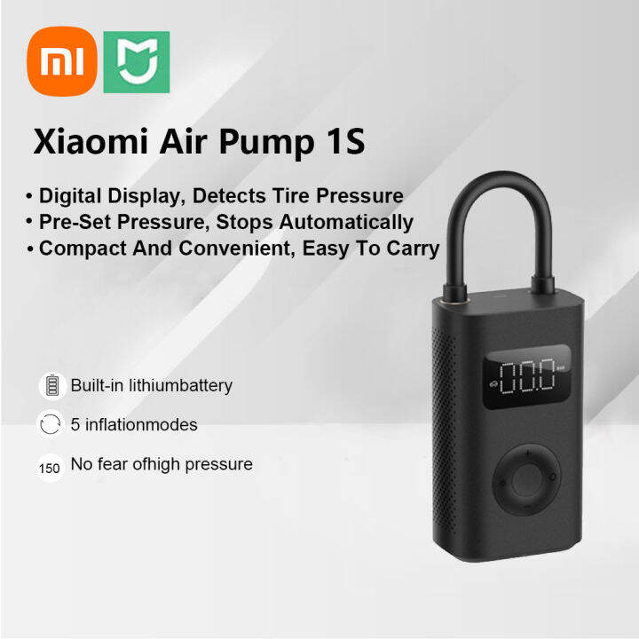 Xiaomi Mijia Air Pump 1S Car Bicycle Tire Protable Inflator Digital ...