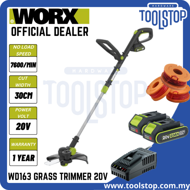 WORX WD163 GRASS TRIMMER 20V Lazada